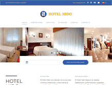 Tablet Screenshot of hotel-nido-coruna.com